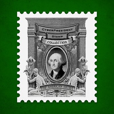 CyberPresident Stamp | The 1st #NFT stamp collection | Bridging the gap between physical and digital collectibles | Inspiring philanthropy

 🇺🇸 #NFTs4Veterans