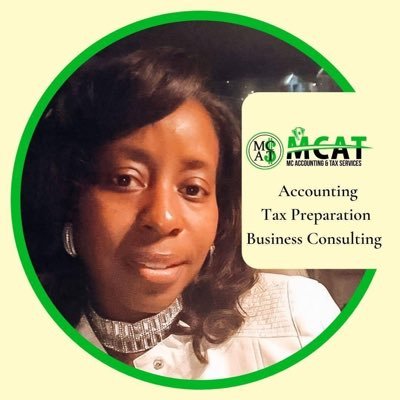 CEO at MC Accounting & Tax Services 📈 Certified Quickbooks ProAdvisor Self-Employed * Startups * Small Biz #MichelleAWilson 💪🏾💪🏾