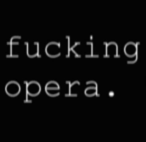 opera without the ego - criticism, comment, congratulation and attack