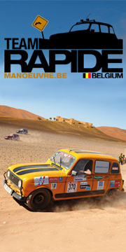 TeamRapideBE's profile picture. Volg hier ons avontuur van de voorbereidingen op de 4L Trophy van 2012, een humanitaire rally met een oude Renault 4 van Brussel naar Marrakech.