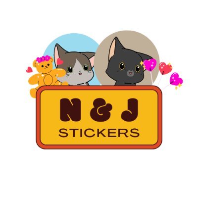 Hi, hello we're N&J! We like to create customized stickers, based on your finest fantasies..
|| Forward, one sticker at a time.🍹