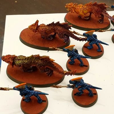 Realmshaping in Ireland for Seraphon!