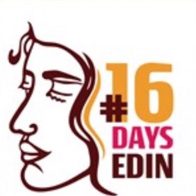We are the Edinburgh chapter for the annual international UN Campaign against gender-based violence (GBV). 16 days of events fighting GBV: Nov 25 - Dec 10