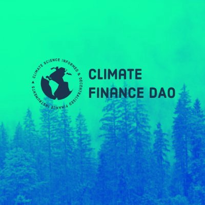 We are a work in progress DAO that aim to support and develop climate science informed & decentralised finance instruments