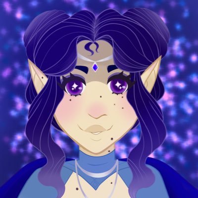 kit | they/she | retired DM of nova lux!| Fortune’s Favor-Esther fellenwood: lvl 11 druid-circle of stars✨ | icon by @willohwitch 💜