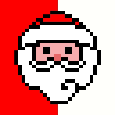 Welcome to Santa Gang, get ready for Christmas with hand made Pixel Santa. 15% of monthly sales to an association. #NFT #Algorand #algofam