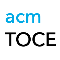 ACM TOCE (@acmtoce) 's Twitter Profile Photo ACM TOCE (@acmtoce) 's Twitter Profile Photo