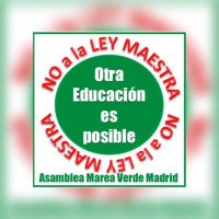 Marea Verde Madrid ¡#MatricúlateEnLaPública! (@venamareaverde) 's Twitter Profile Photo Marea Verde Madrid ¡#MatricúlateEnLaPública! (@venamareaverde) 's Twitter Profile Photo