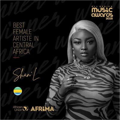 Singer | Song writter Direct Prod - Sony Music - Best female artist in Central Africa at AFRIMA Awards 2021 - New single 🔻