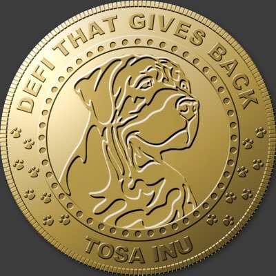 tosainucoin's profile picture. Tosa Inu is a fast, accessible, decentralized currency and adoptable pets ecosystem for Web3 that gives back in a big way to real animals around the world.