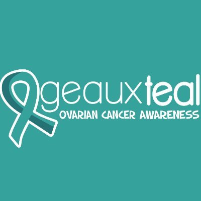 Promoting ovarian cancer awareness. #GeauxTeal