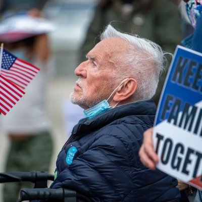 84 yrs old, tired, back on the corner advocating for my immigrant sisters and brothers.  Don't have much left to give, but I've decided to give it all.