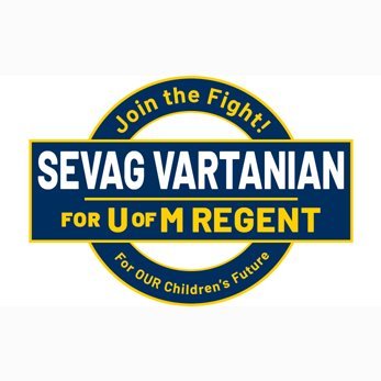 Sevag Vartanian is a candidate for the University of Michigan Board of Regents in 2022.