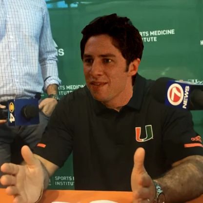 Washed up media member. Go Canes. Parody.
#HarryScoops