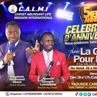 I'm Called to be an Apostle of Christ in order to save, transform and build lives into the likeness of Christ through the preaching and teaching of God's Word