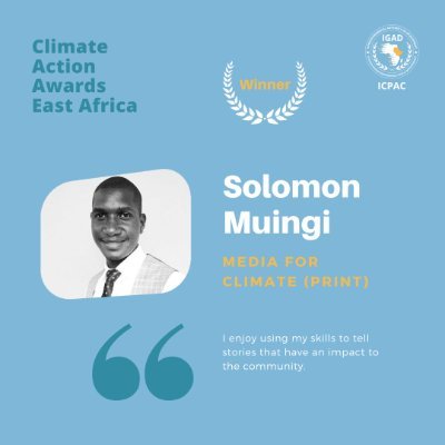 Husband || Earth Ambassador || ICPAC Climate Actions East Africa Awards 2021 || Journalist @TheStarKenya || Photographer (Following, RTs, Links ≠ Endorsements)