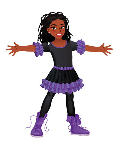Ellie is a nine year old Haitian - American who lives in Chicago.  She is smart, sassy and going 3-D.