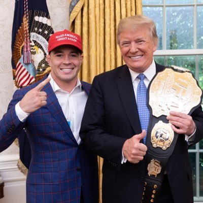 Americas Champion 👊👑 #MAGA first ever #UFC Champion invited to the @WhiteHouse 🇺🇸🦅🇺🇸 Colby Covington Inc.