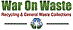 War_on_Waste's profile picture. Recycling and General and Food Waste Collections -  helping organisations reduce their waste costs.