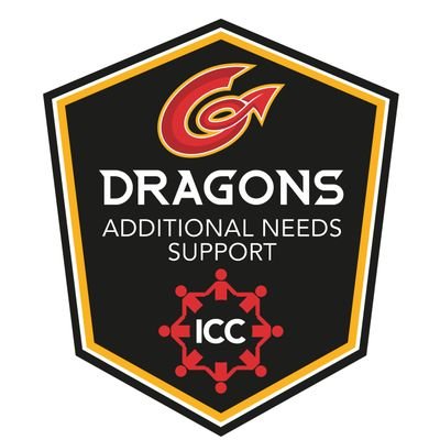Dragons Additional Needs ICC encourages #RugbyForAll.  Working together with @DRA_Community @dragonsrugby & @WRU_Community #NoBarriers
