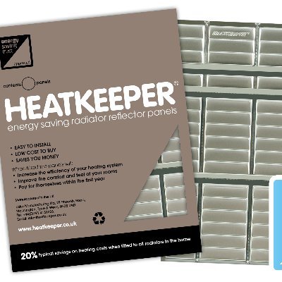 Heatkeeper Energy Saving Radiator Panels are a money saving, eco-friendly product, that lowers your heating bills by reducing heat lost through your walls.