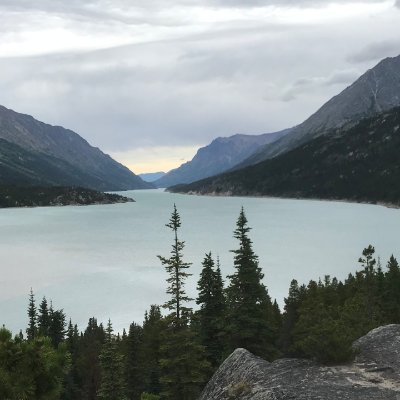 But mostly just Canadian. Photo (not mine) is of Antony Gormley's Another Place. User photo (mine) is of Lake Bennett.