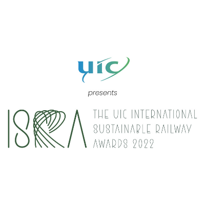 The UIC International Sustainable Railway Awards (ISRA) promote change for mobility and society. Organized by the @railsummit. 1 June 2022, Berlin