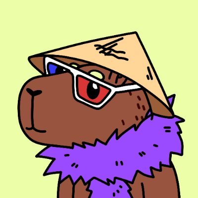 Official Twitter of Mushy 'Baras- World's first collection of Capybaras living on the Ethereum blockchain.