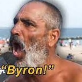 Beans, rice, Jesus Christ, and Byron.
