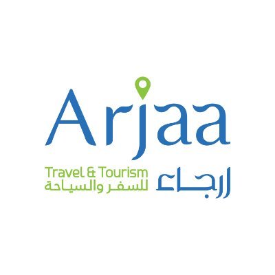 Arjaa Travel & Tourism Co. 
Airline 
Hotels 
Tour programs and more than you imagine!!
شركة أرجاء للسفر والسياحة ✈️ طيران - فنادق - برامج سياحية وأكثر مما تتخيل