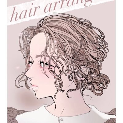 イラスト描く美容師さんのプロフィール画像