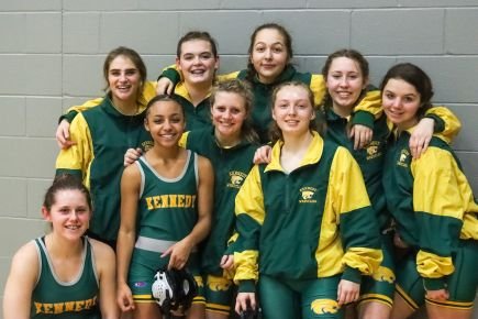 Cedar Rapids Kennedy High School Girls Wrestling Team.