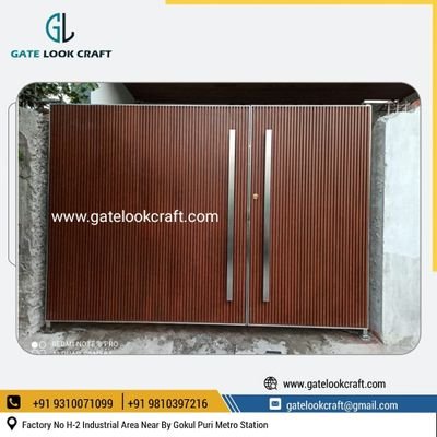 Aluminium profile gate by Hibza starling interiors Pvt Ltd manufacturer in delhi gurgaon Faridabad gaziabad all india