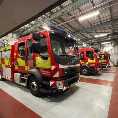 Twitter account of Bishop Auckland RDS (On Call Firefighters) Communicating Safety messages, Community events and recruitment information