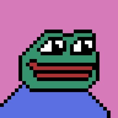 PepegaDAO's profile picture. Official pepegaDAO, 100% community owned, and driven. #NFT #Solana Artist : @Fearof_SALD
➡️https://t.co/XbzqEpbl4K