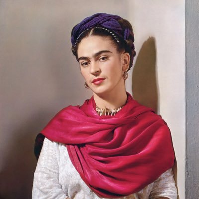 Profile pic #FridaKahlo. Atheist. “Human decency is not derived from religion. It precedes it.”-Christopher Hitchens. #IranRevolution