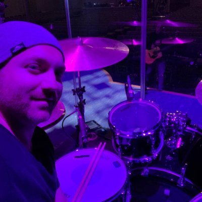 chriswilsondrum's profile picture. Saved by grace.