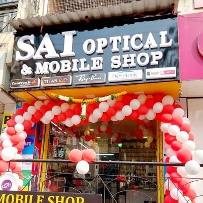 SAI OPTICAL, KOTHRUD
👓EYEWEAR
🕶️ SUNGLASSES
👁️CONTACT LENSES
FREE COMPUTERISED EYE TESTING