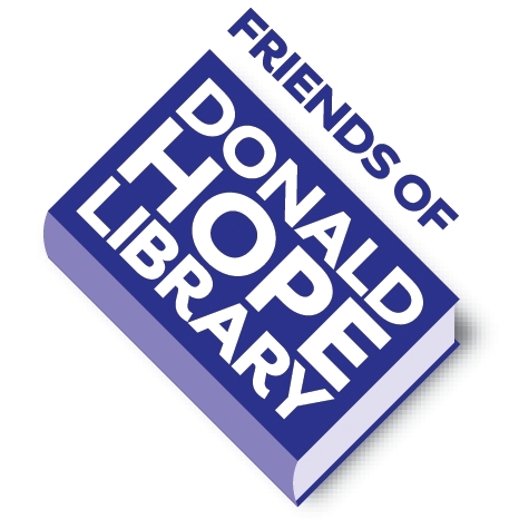 Follow us for all the updates from the Friends of Donald Hope Library, as well as info on library and community events, and random bookish tweets.
