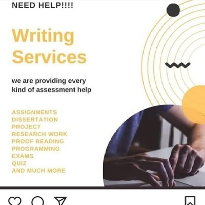 Essay Writing.✍️
Report Writing.✍️
Thesis.✍️
Assignment Writer.✍️
Online classes.✍️