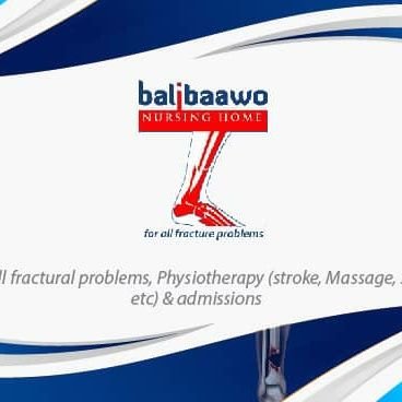 Balibawo Nursing and Disability home is a one stake center for all rehabilitation complications. Orthopedic