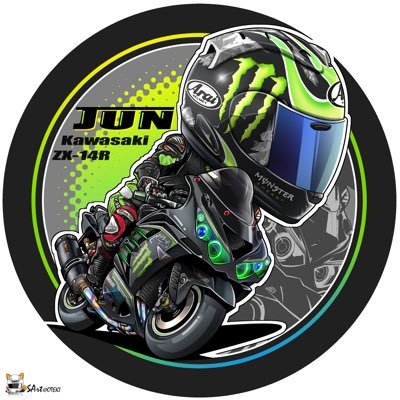JUN_ZX14R2013SE's profile picture. #キャンプ好き／#アニメ好き／#スイーツ好き／#グラブル／バイク：#Kawasaki #ZX14R(20Final) #HONDA #ADV150／カスタム【 https://t.co/VWbeTxWvyQ 】／カメラ：#Canon #5DMark4／アイコン絵は樗木さん(@sart_oteki)作