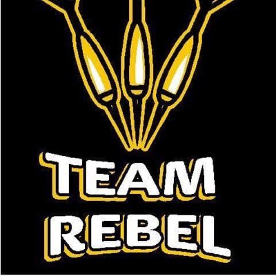 Dart player sponsored by @shotdarts and Team Rebel