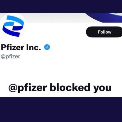 Proudly blocked by @Pfizer . Ephesians 6:10🙏🛡️🗡️✝️MAGA Trump 2024🎯  Keep your powder dry and stay frosty folks🔥❤️🛡️🗡️🇺🇸