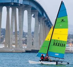 Hobie Cat Sailing, San Diego, California