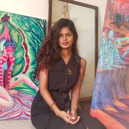 Visual Artist.
Vision : Healing myself and helping heal the society through my art. 👁️