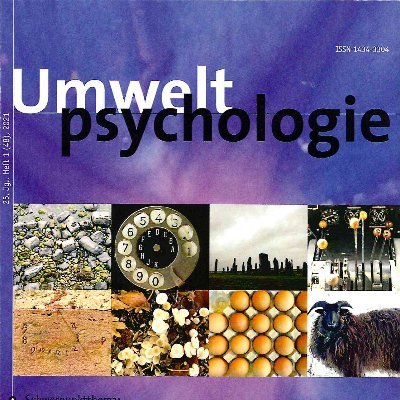 Hier twittert das ehrenamtliche Herausgeberteam der Zeitschrift #Umweltpsychologie. Wir verbinden #Psychologie und #Umwelt seit 1997.