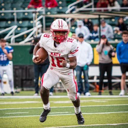 C/O  23' Next Man UP! Katy Tiger RB #18 2nd Team All District 4.49 40  ALL-Purpose Back /Track NCAA ID:2207620388