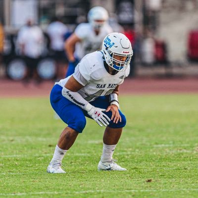OLB 6^2 230llbs NCAA Qualifier Student Athlete College Of San Mateo Football.