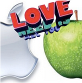 I'm an enthusiast for Two Apples! Apple Inc. and Apple Corps. ♪ And in the end, the LOVE you take is equal to the LOVE you make....